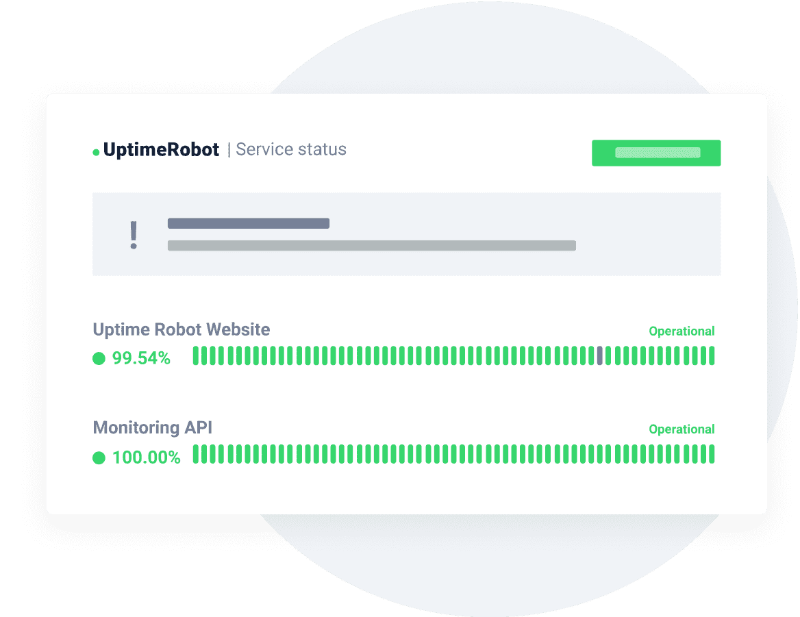 Inform your customers about incidents